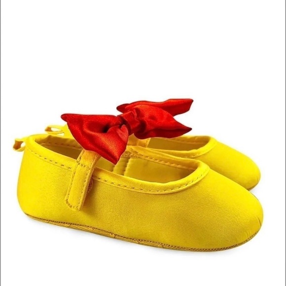 NEW Disney Snow White Costume Shoes! Size 12-18M Available! Slip On Adorable! - Picture 5 of 8